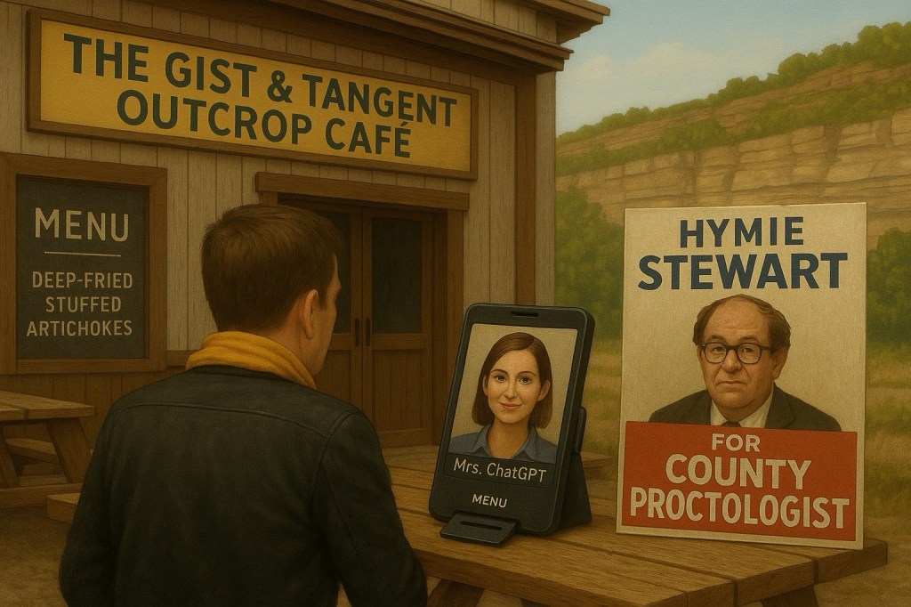 At the Outcrop Café, the Master of the Ordinary Unearths the&nbsp;Obvious