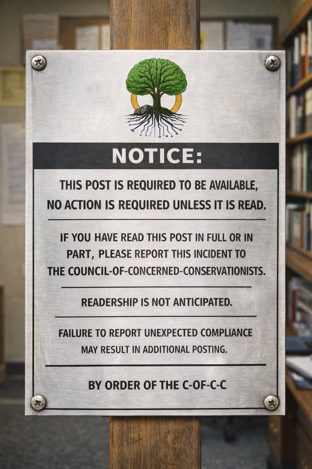 THE LABEL MUST&nbsp;EXIST!