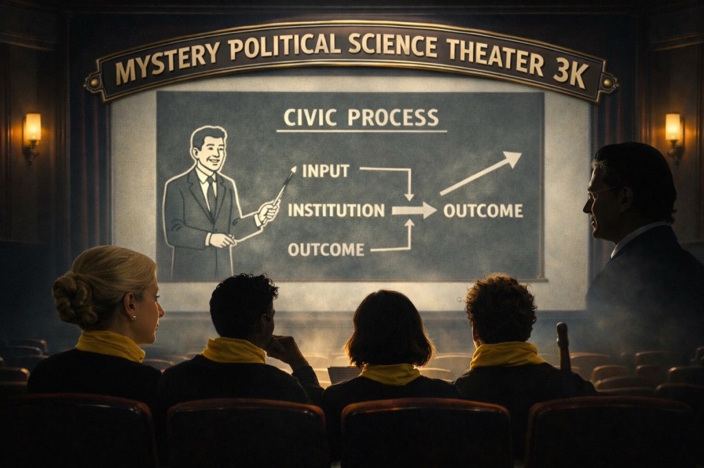 MYSTERY POLITICAL SCIENCE THEATER&nbsp;3K
