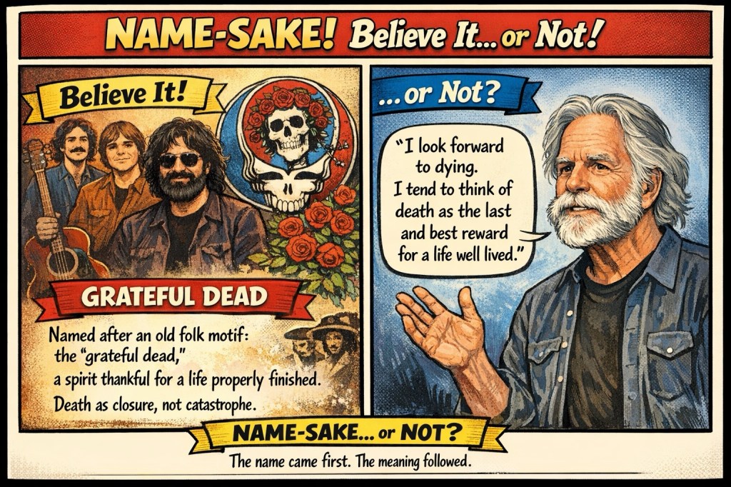 Grateful at the End: The Name Finally Fits